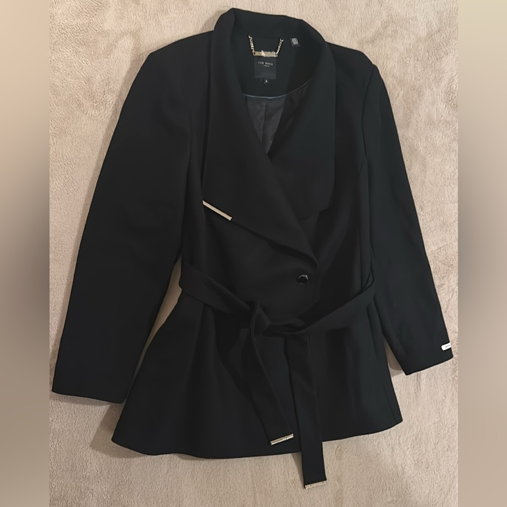 Ted Baker Black Women's Blazer with Belt